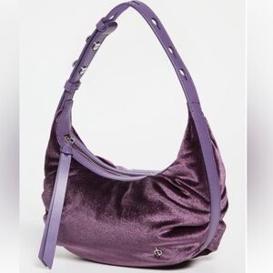 Rag & Bone Commuter Velvet Hobo Bag
